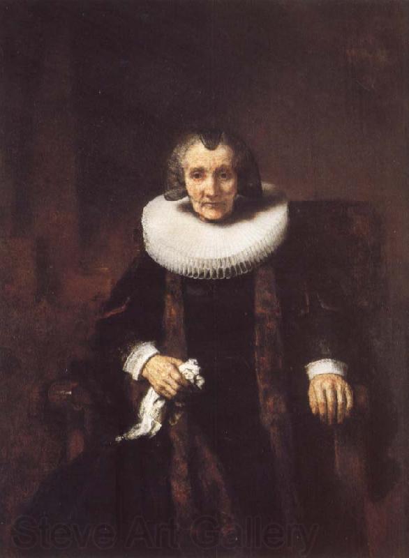 REMBRANDT Harmenszoon van Rijn Portrait of Margaretha de Geer.Wife of Jacob Trip Norge oil painting art